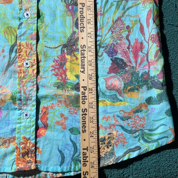 TIZZIE Ocean-Themed Button-Up Shirt - Picture 12 of 12